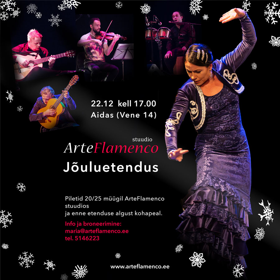 Arteflamenco jõuluplakat